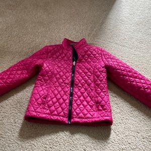 Hot pink winter coat